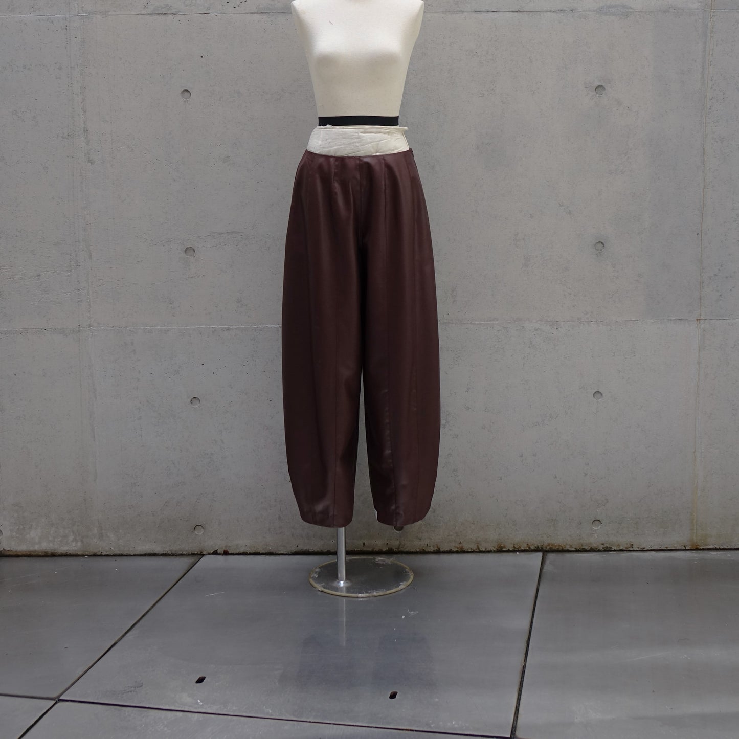 Precision Pleat Trousers in Chocolate