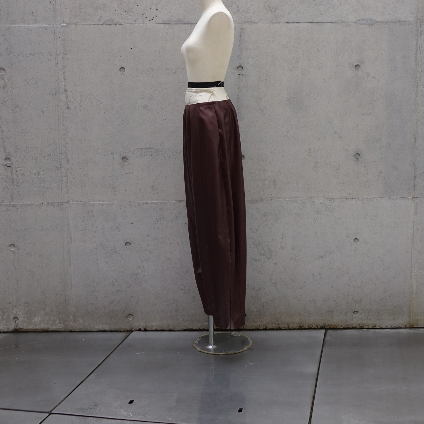 Precision Pleat Trousers in Chocolate