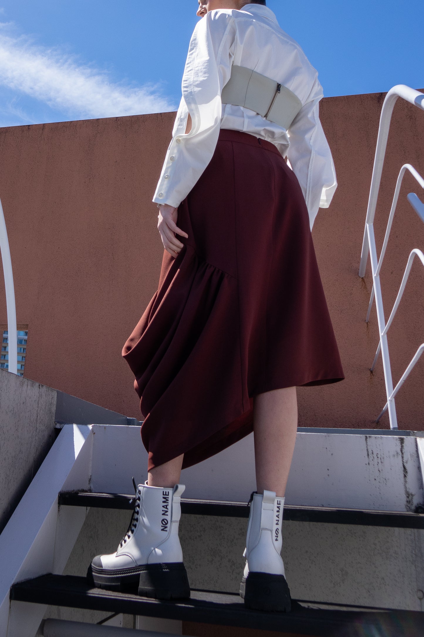 Moulage Magic Gown in Burgundy