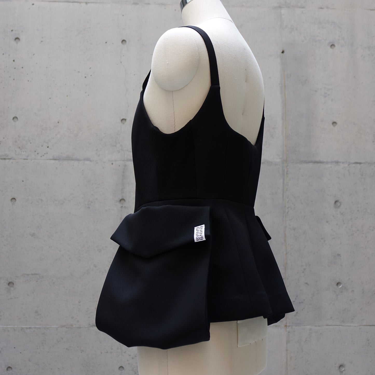Dynamic Multi-Fabric Vest in Black