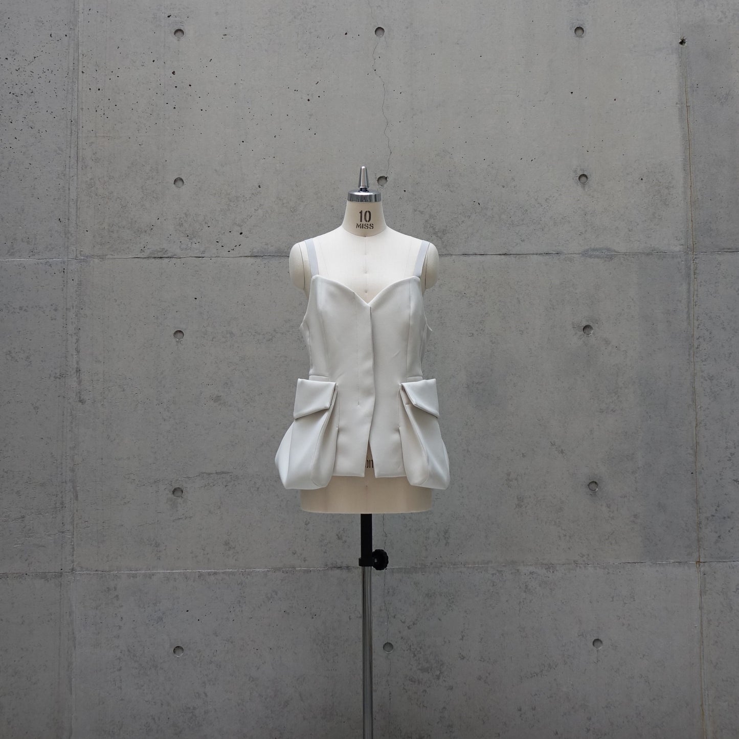 Dynamic Multi-Fabric Vest in Vanilla