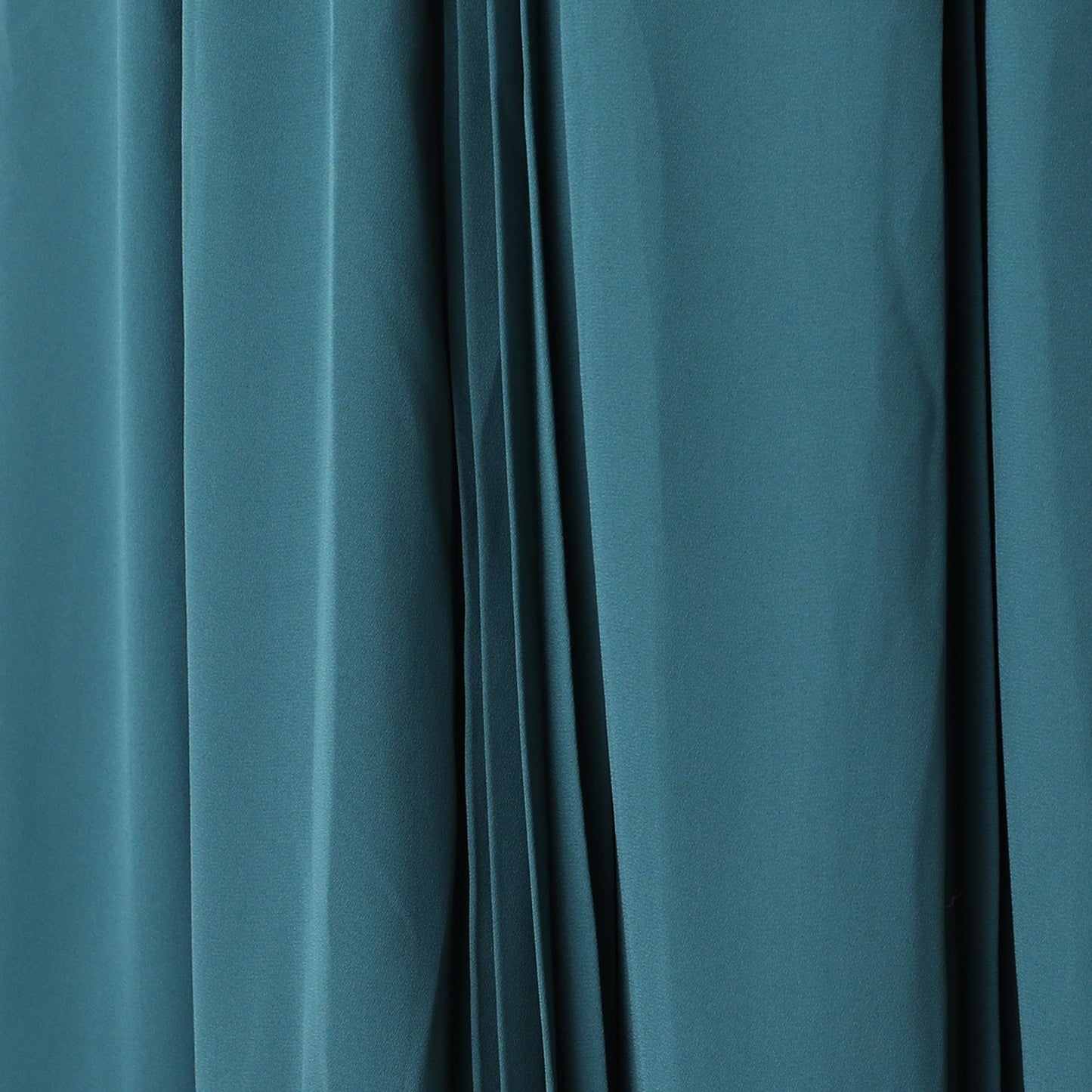 Pleated Paneled Skirt in Emerald Georgette