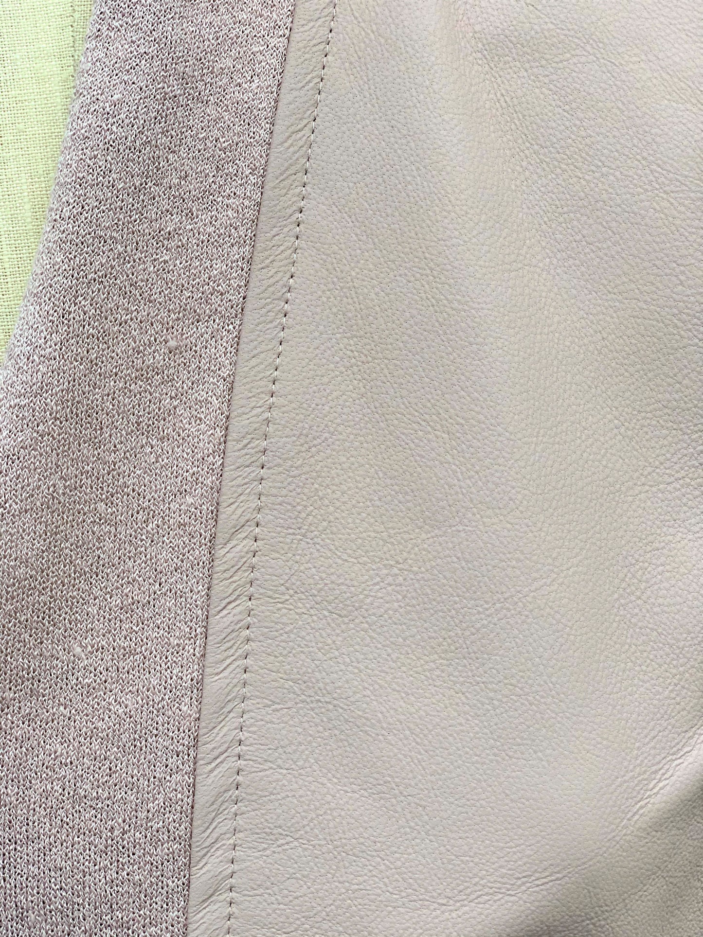 Leather Paneled Jacket in Sakura