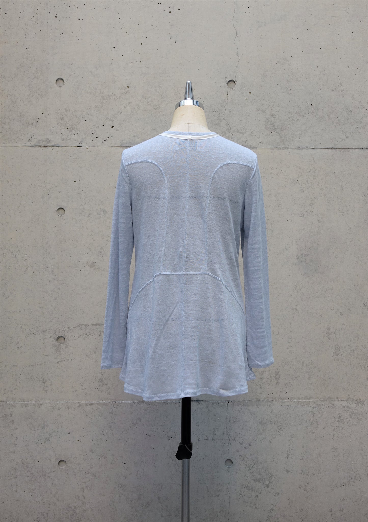 Lightweight Cardigan in Sky Blue Linen