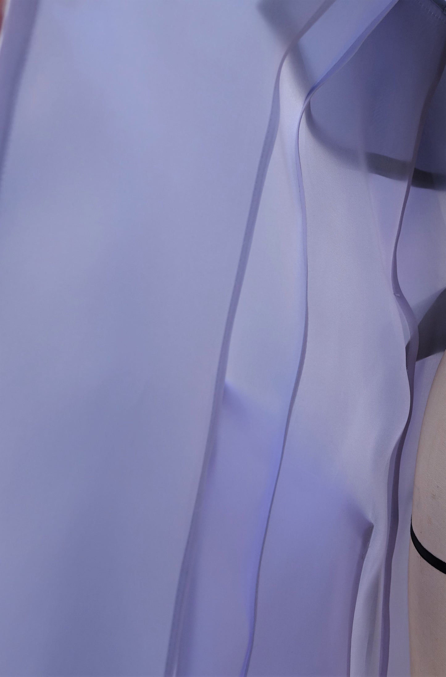Translucent Trench Coat in Lavender