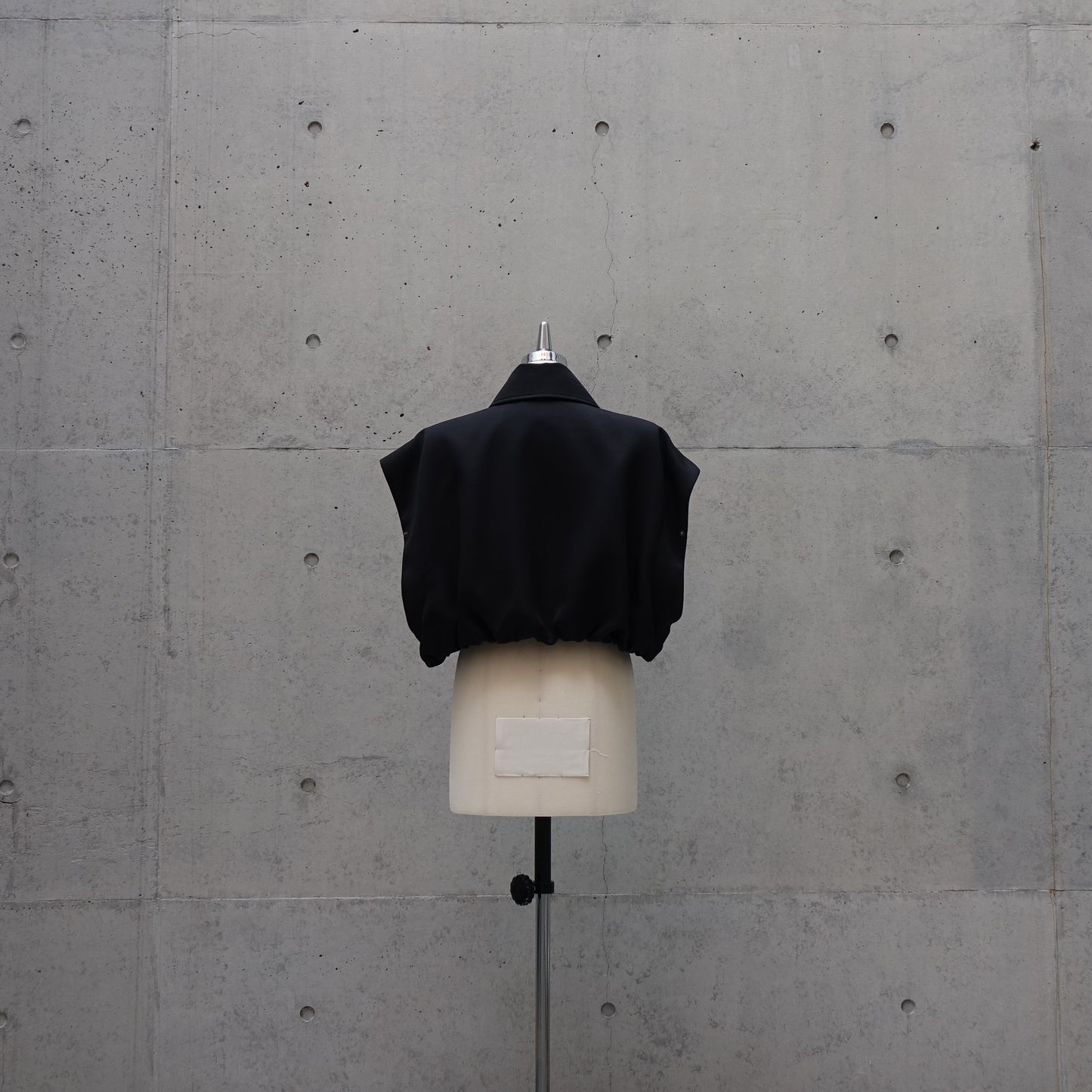 Contemporary Cutout Vest in Black