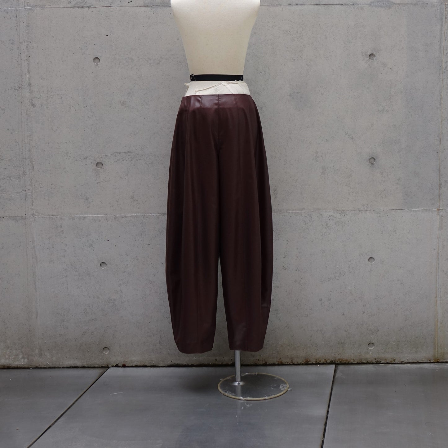 Precision Pleat Trousers in Chocolate